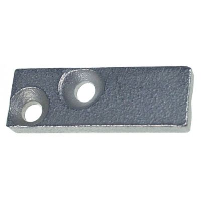 holding plate for probe mounting pos. upper L 35mm W 12mm H 4mm SS