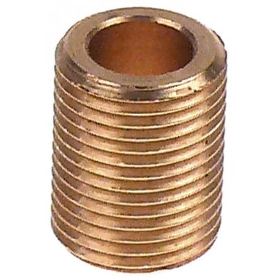 threaded part brass L 27mm ID ø 12,4mm 1/2"