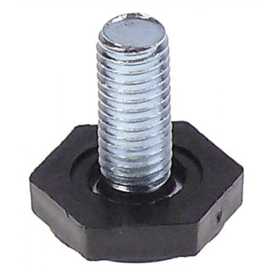 equipment foot thread M10 ø 25mm H 29mm thread L 23mm Qty 1 pcs hexagon
