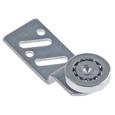 roller rollerø 25mm tread SS with holder SS mounting pos. front bearing ball bearing