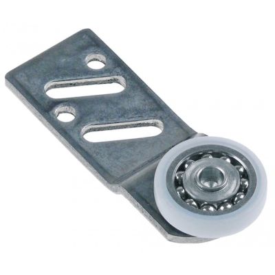 roller rollerø 25mm tread plastic with holder SS mounting pos. rear bearing ball bearing