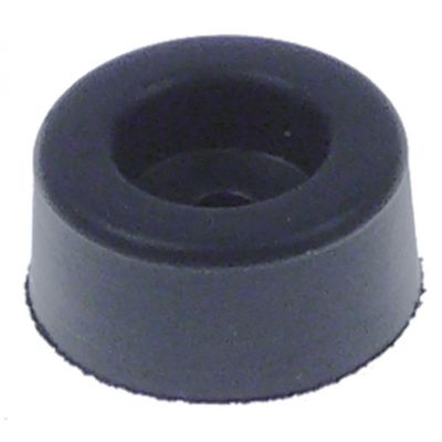 equipment foot ø 21mm H 10mm bore ø 4mm Qty 1 pcs MD50