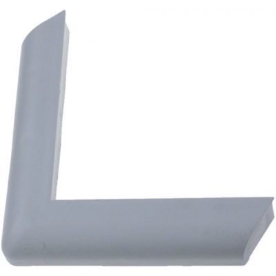 bumper angle L 140mm W 32mm grey