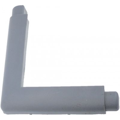 bumper angle L 127mm W 32mm grey