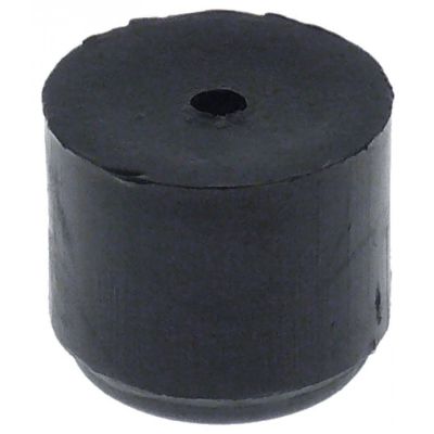 equipment foot ø 19mm H 12mm bore ø 5mm Qty 1 pcs