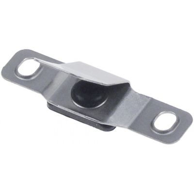support bracket for door drip tray bore ø 6x8mm L 65mm W 30mm