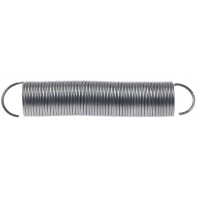 tension spring ø 27mm total length 148mm wire gauge ø 2,1mm stainless steel