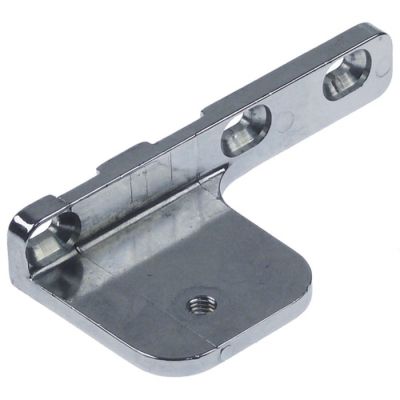 hinge mounting pos. bottom left L 100mm W 17mm thickness 5mm H 48mm