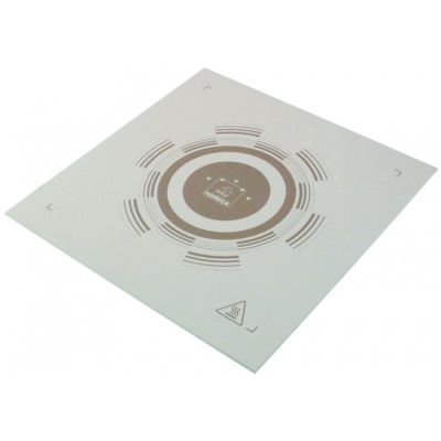 ceramic plate L 330mm W 335mm for microwave thickness 3,5mm GMW1025 Qty 1 pcs