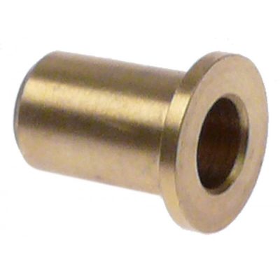 bush for door hinge ID ø 7mm ø 10/14mm H 16,5mm brass Qty 1 pcs
