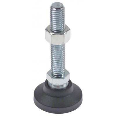 Picior pentru echipamente filet M12, L filet 63x88 mm, ø 40 mm, WS 17 - 692463