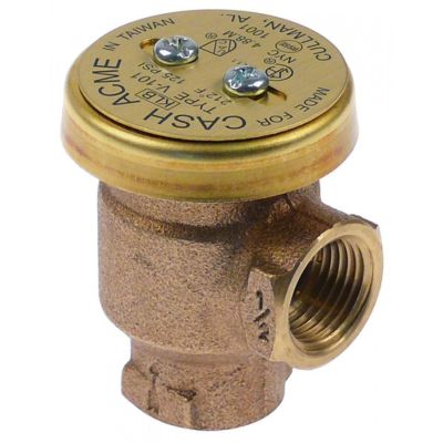air valve ½" IT ø 50mm brass