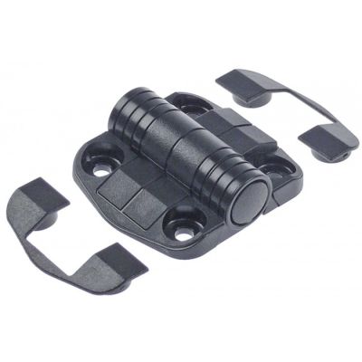 hinge total length 57mm W 50mm plastic mounting distance 34mm