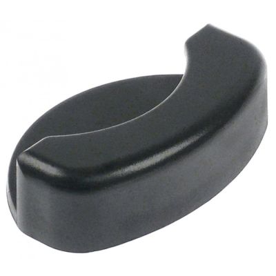 handle L 96mm W 64mm hole distance 73mm mounting pos. side panel black