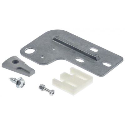 hinge camp mounting pos. left bottom L 110mm W 66mm thickness 3mm