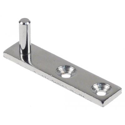 hinge bearing with plunger mounting pos. right/left refrigerator L 87mm