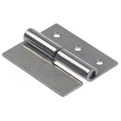 hinge total length 51,5mm W 44mm SS thickness 2mm mounting distance 35mm