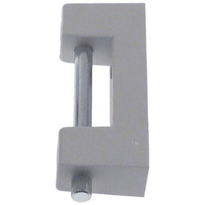 door hinge L 80mm W 18mm mounting distance 30mm 23mm plastic Qty 2 pcs