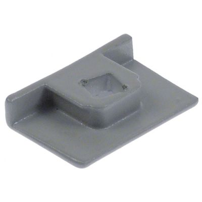 hinge mounting pos. bottom left L 40mm W 25mm thickness 7mm