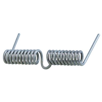 torsion spring ø 20,8mm L1 48mm L2 124mm L3 48mm wire gauge ø 3,7mm