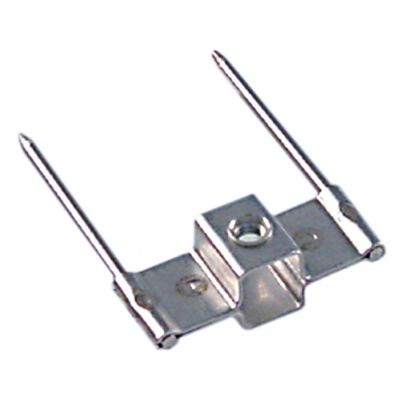 skewer clamp single for chicken rotisserie mounting pos. outer skewer 75mm skewer ø 4mm