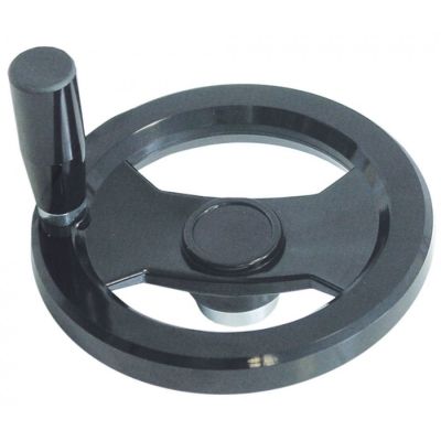 hand wheel ø 150mm D1 ø 32mm bore ø 15mm depth of bore 20mm thread M6 hole distance 6mm