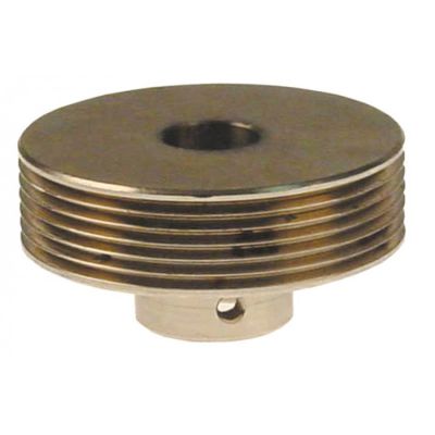 V-ripped belt pulley disc ø 60 mm shaft intake ø 15 mm groove depth 1,5 mm