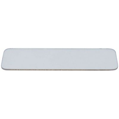 glass plate L 258 mm W 78 mm thickness 4 mm rectangular - Code 693374