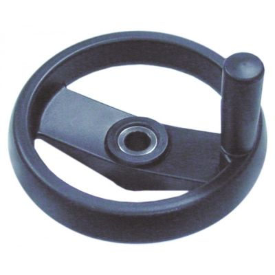 hand wheel ø 160mm D1 ø 40mm bore ø 16mm hole ø 4mm hole distance 4mm L1 22mm L2 50mm
