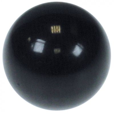 ball handle ø 40mm bore ø conical 12mm for drive into black
