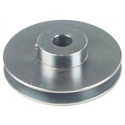 V-belt pulley disc ø 85 mm single shaft intake ø 14 mm groove depth 11 mm