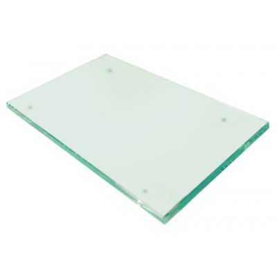 glass plate L 342/378mm W 165/185mm thickness 10mm Qty 2pcs - Code 693816