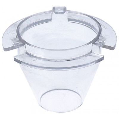 funnel for ice water ø 85,5mm L 84mm plastic for ice dispenser