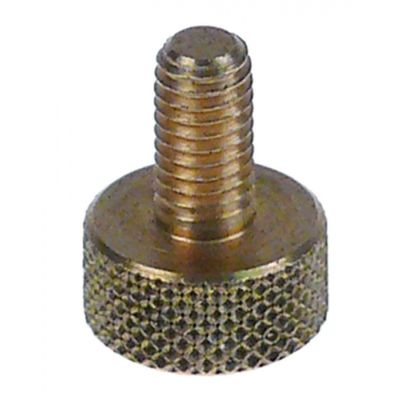 Thumb screw M5 thread length 10mm ø 12mm H 6mm brass