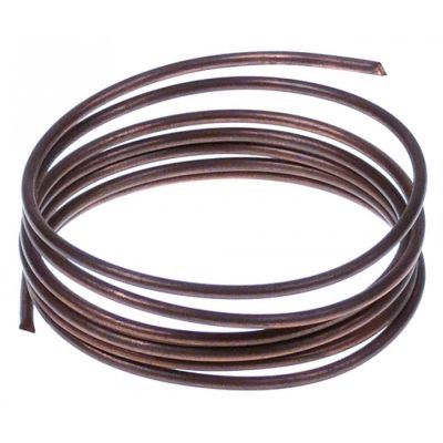 Teava de cupru capilar, ext. ø 2,4 mm, int. ø 1,25 mm, lungime L 1300 mm - 694200