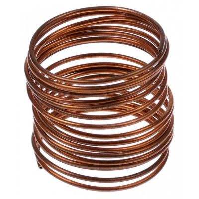 Teava de cupru capilar, ext. ø 2,4 mm, int. ø 1,25 mm, lungime L 3500 mm - 694201