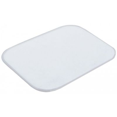 lamp glass L 87 mm W 72 mm thickness 3 mm