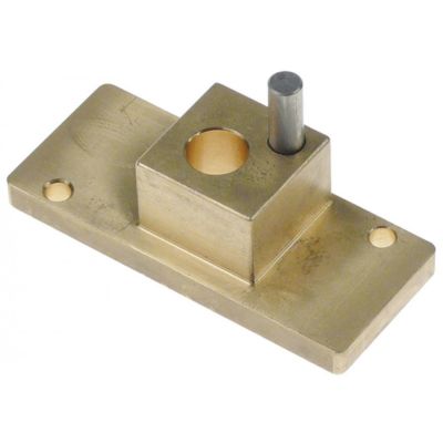 flange for door handle brass L 95mm W 40mm H 28,5mm hole ø 14mm