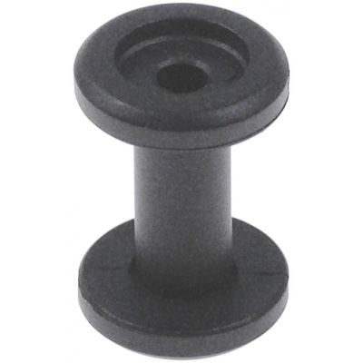 guide roller for plate dispensers L 37mm ø 12/26mm black plastic