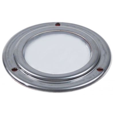lamp glass metal glas with frame and gasket ø 85 mm
