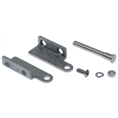 hinge set mounting pos. left/right for dishwasher L 72mm W 25mm Qty 1 pcs
