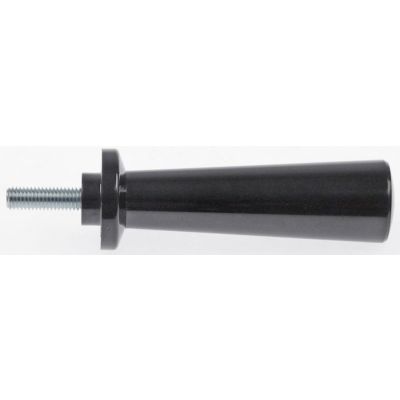 cone handle M8x1,25 ø 28mm L 105mm thread length 25mm plastic black