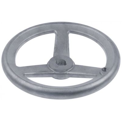 hand wheel ø 190mm D1 ø 43mm bore ø 16mm depth of bore 21mm thread M10x1,5 groove width 5mm