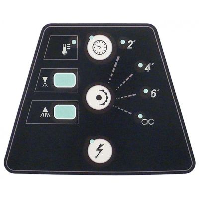 keypad foil warewashing buttons 3 suitable for HOBART L 185mm W 144mm