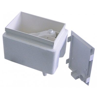 float container for ice maker plastic