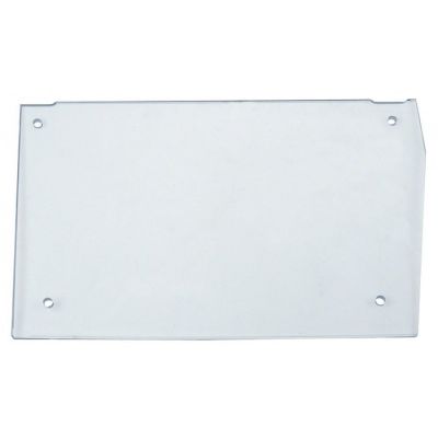glass panel L 240mm W 370mm thickness 8mm for vitrine
