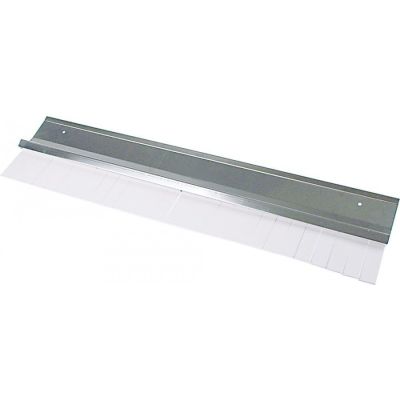 curtain for ice maker W 660mm H 160mm with holder shaft length 660mm shaft ø 7,5mm