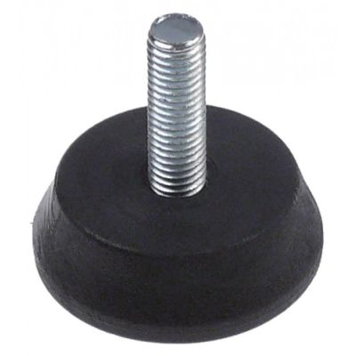 Picior cu filet M10, lungime filet 32 mm, ø 50 mm, H 14 mm - 695604