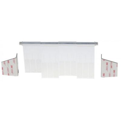 curtain for ice maker W 155mm H 80mm with holder shaft length 166mm shaft ø 6mm