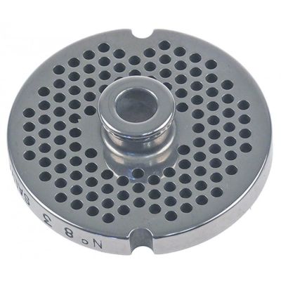 Sita / ciur masina de tocat Nr. 8, gauri ø 3 mm, ext ø 62 mm, int. ø 9,1 mm, din INOX cu autoascutire - 696101